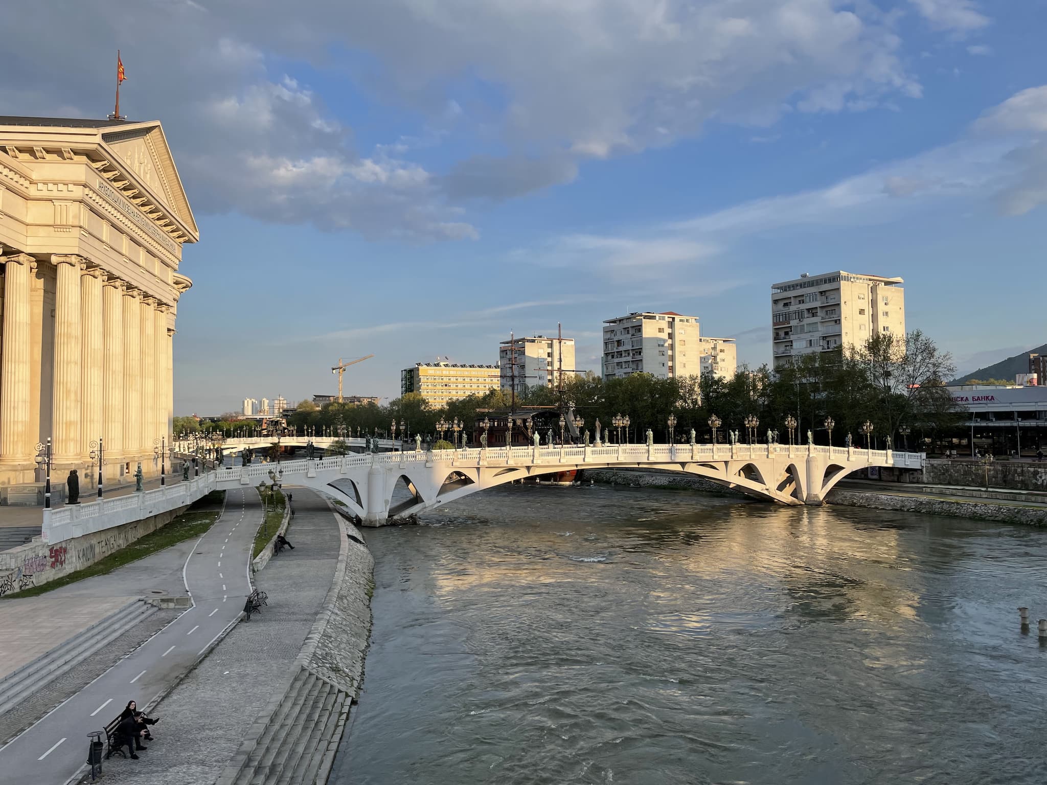 Des airs de Grèce à Skopje.